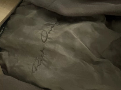 Rick Owens Wrinkled Satin Blazer Jacket