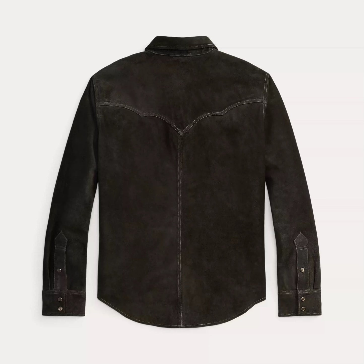 RRL Suede Western Shirt Jacket