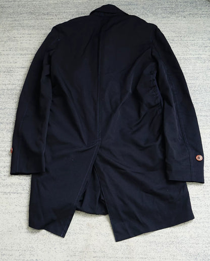 Comme des Garçons Pleated Toggle Button Coat