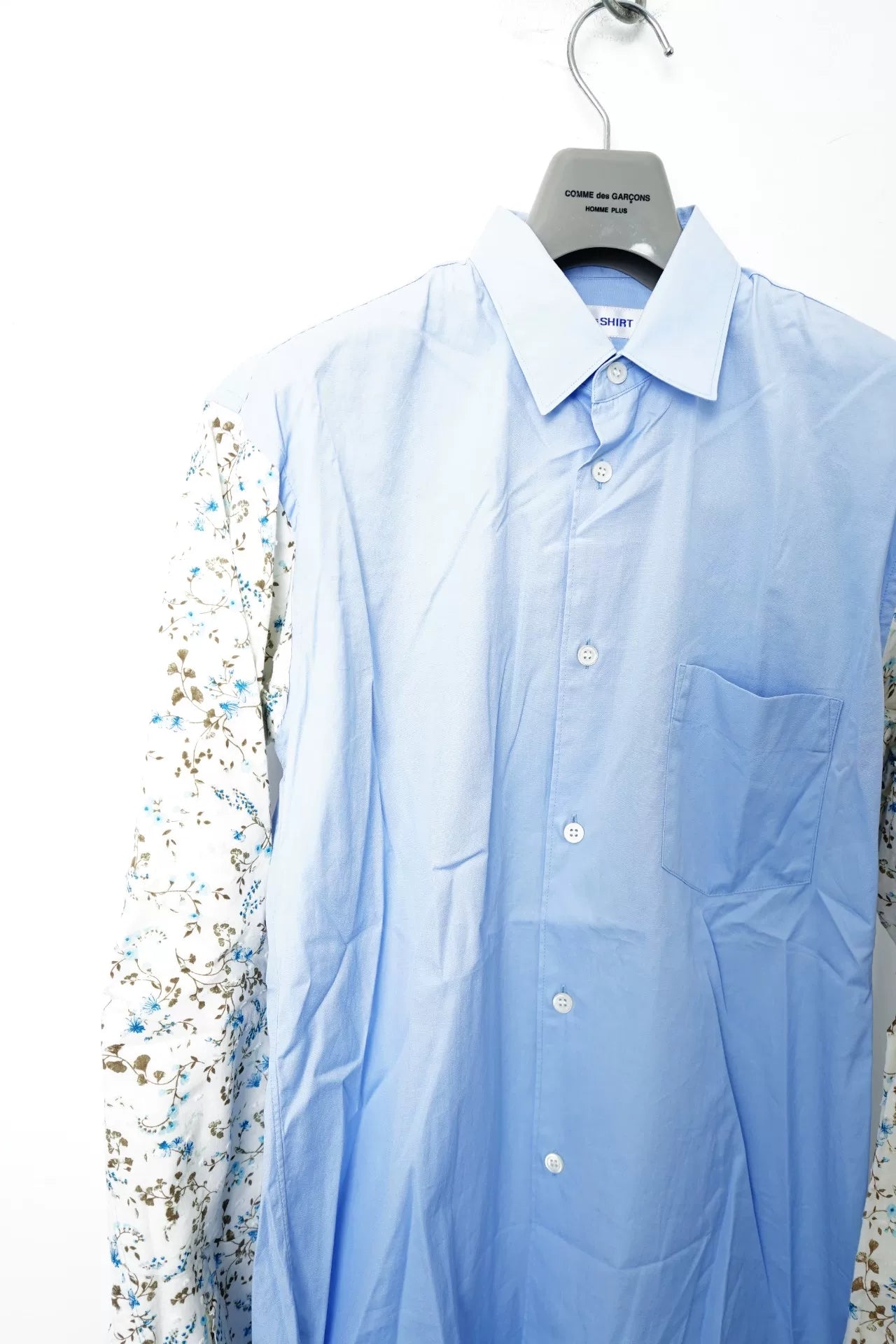 Comme des Garçons Embroidered Spliced Sleeve Shirt