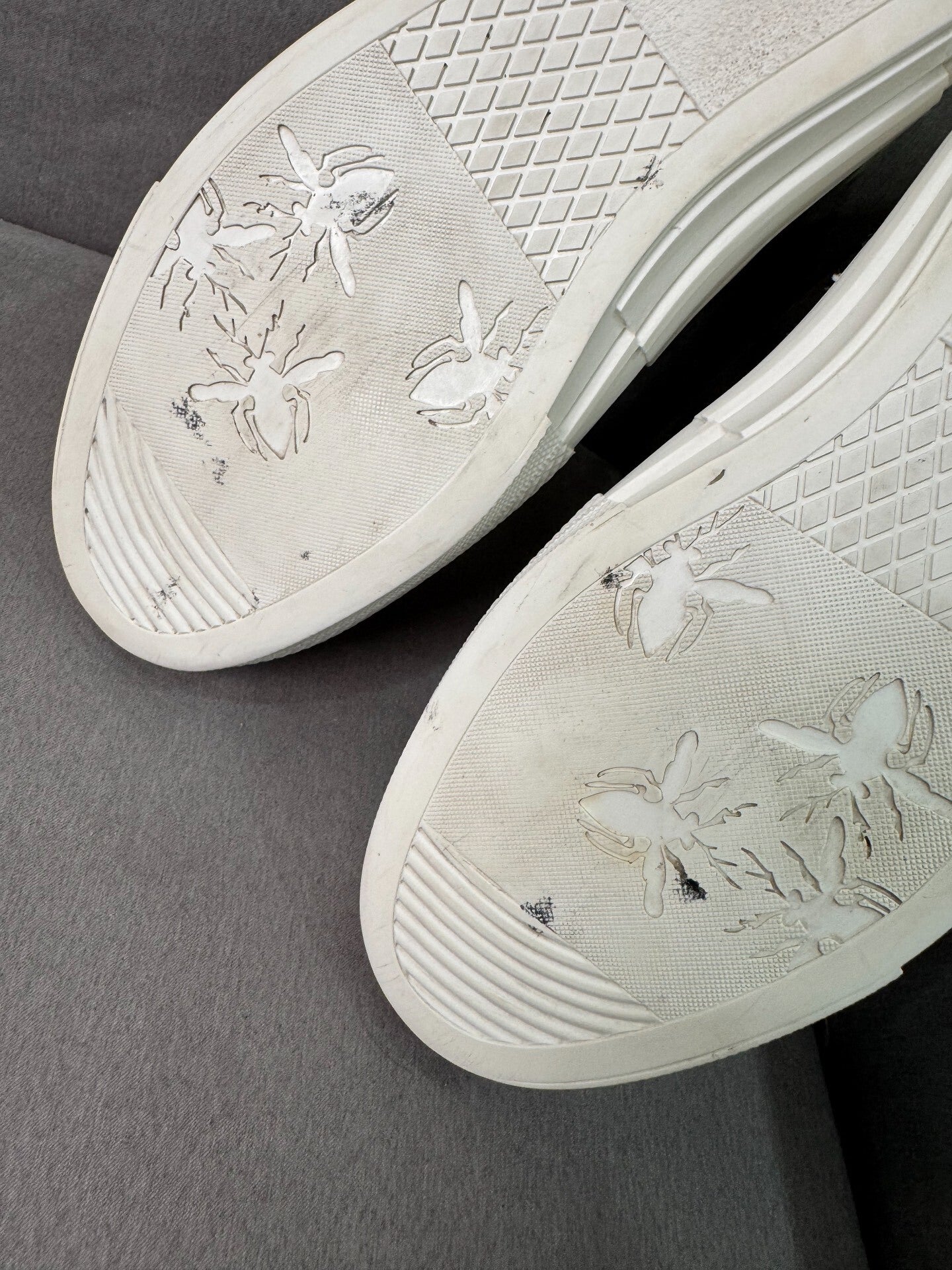 dior b23 stussy high-top sneakers size 42