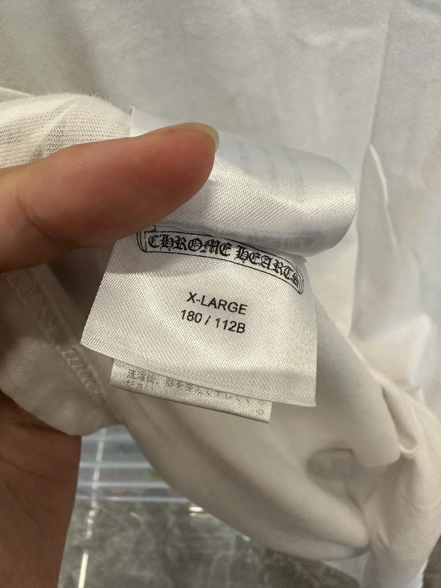 Chrome Hearts White Short-Sleeve Shirt