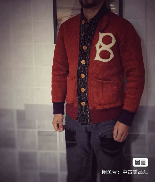 Freewheelers Barnstormers Wool Cardigan