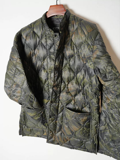 Yohji Yamamoto Floral Pattern Down Jacket