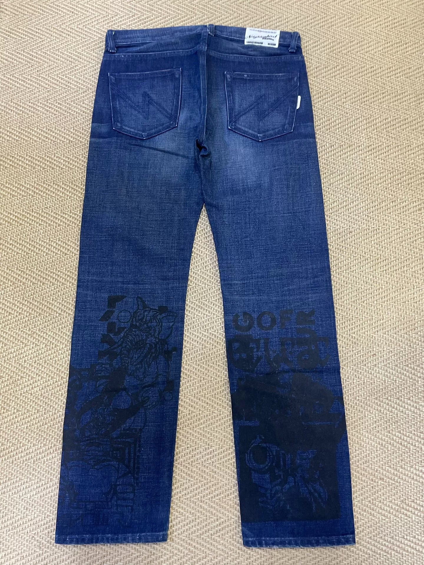 NEIGHBORHOOD Vintage Cartoon Denim Jeans