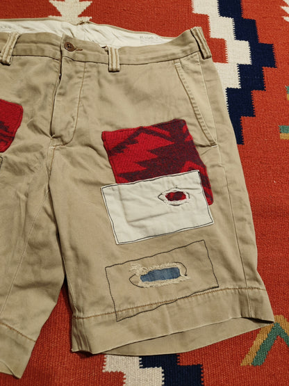 Ralph Lauren Khaki Vintage Southwest Shorts