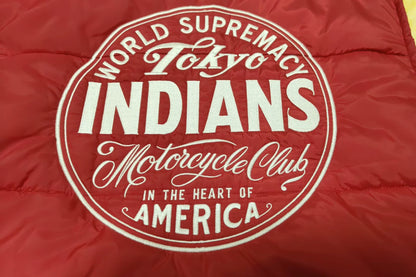 tokyo indians racing vest red embroidered logo