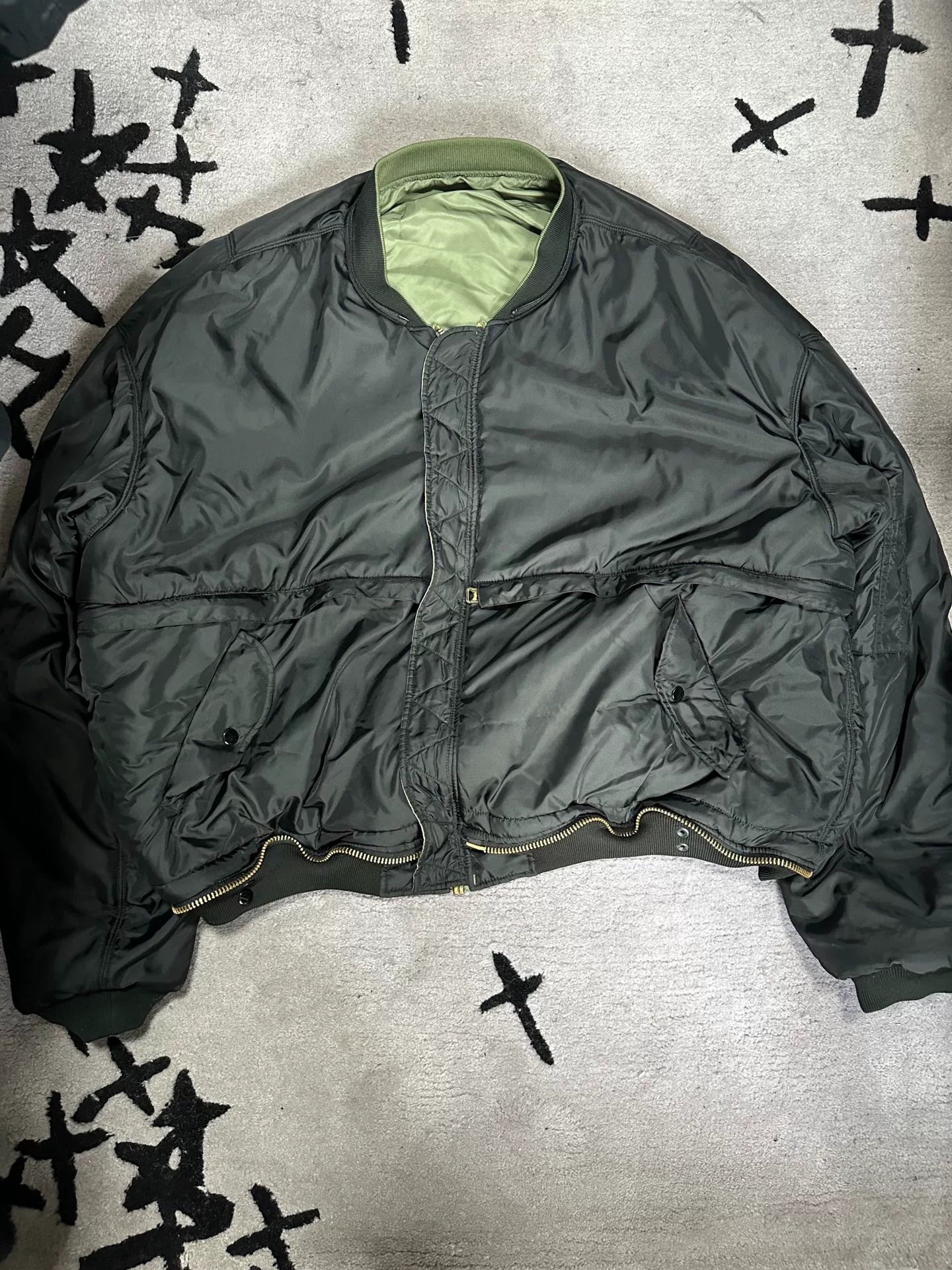 reversible bomber jacket by vetements ss17