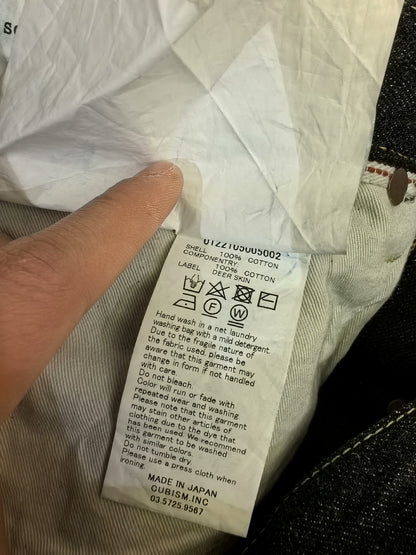 Visvim Dark Blue Raw Denim Jeans