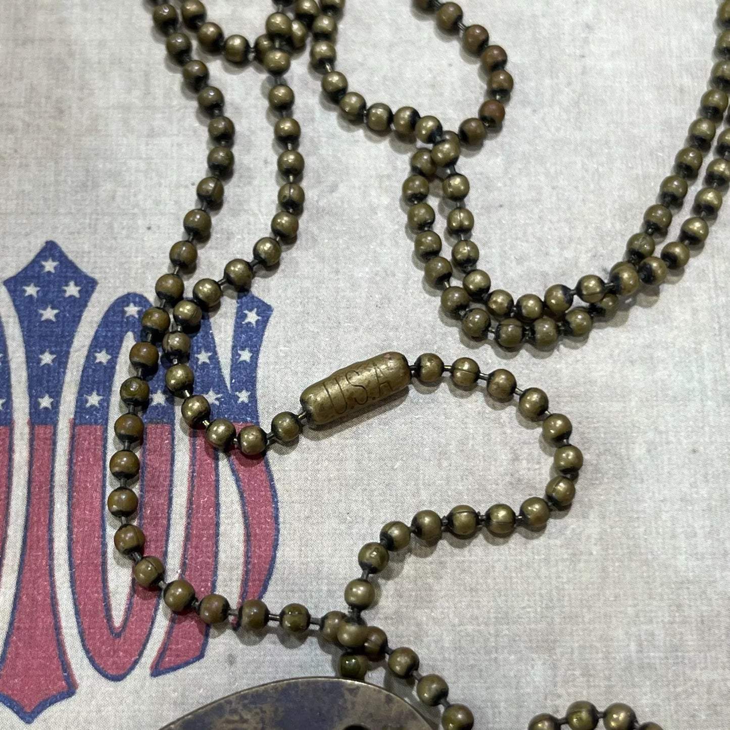 RRL Dog Tag Pendant Necklace Accessory