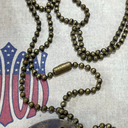 RRL Dog Tag Pendant Necklace Accessory