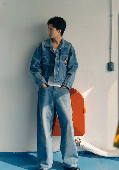 Gucci vintage Logo Denim Jacket