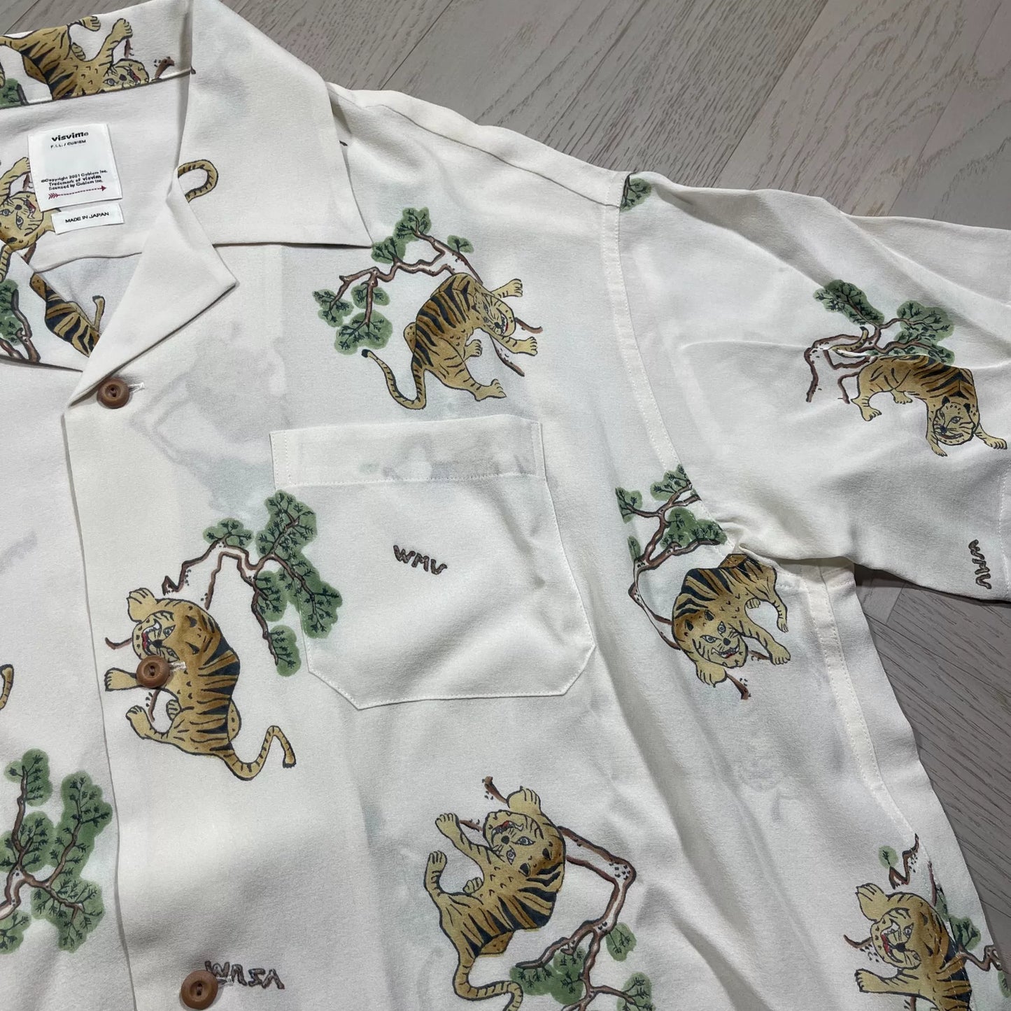 VISVIM 24SS COPA S/S Silk Tiger Shirt