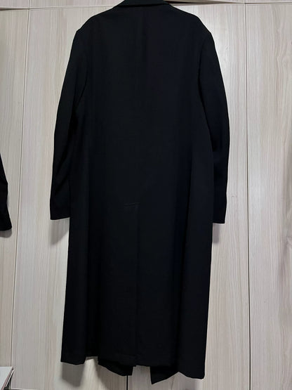 Yohji Yamamoto 22AW Embroidered Crow Coat