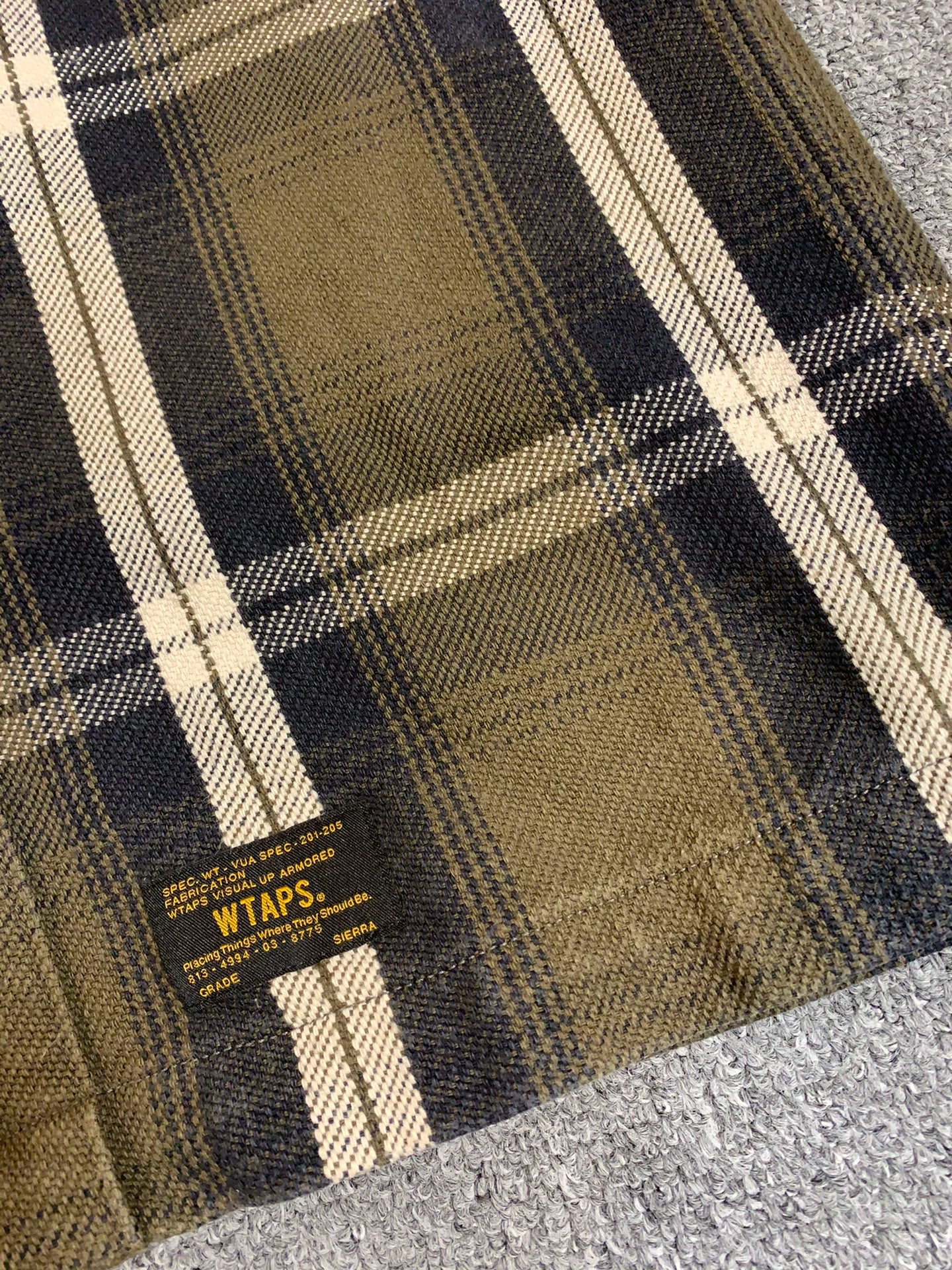 WTAPS UNION LS Check Shirt