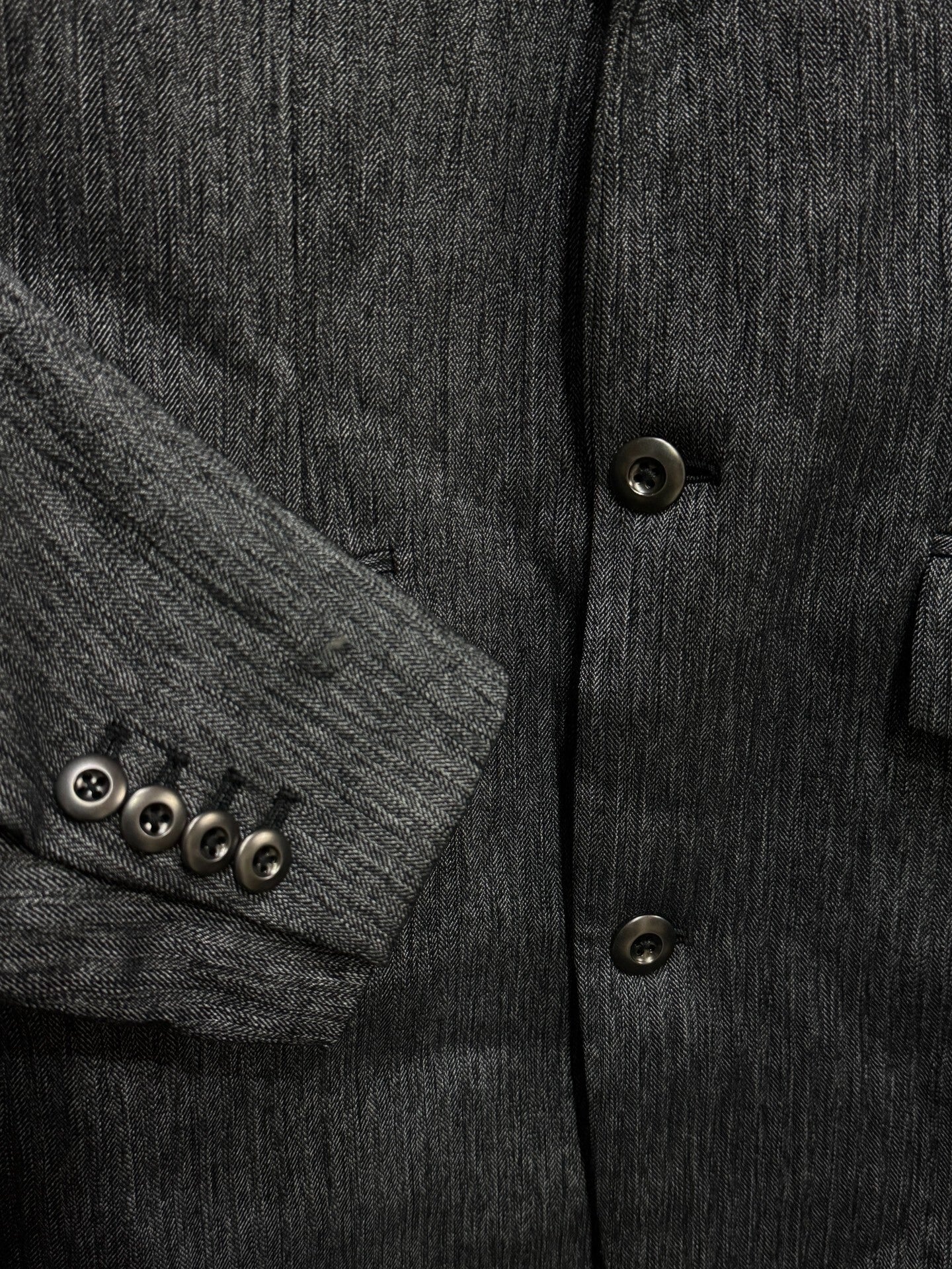 vintage silk blend textured blazer with burgundy lining