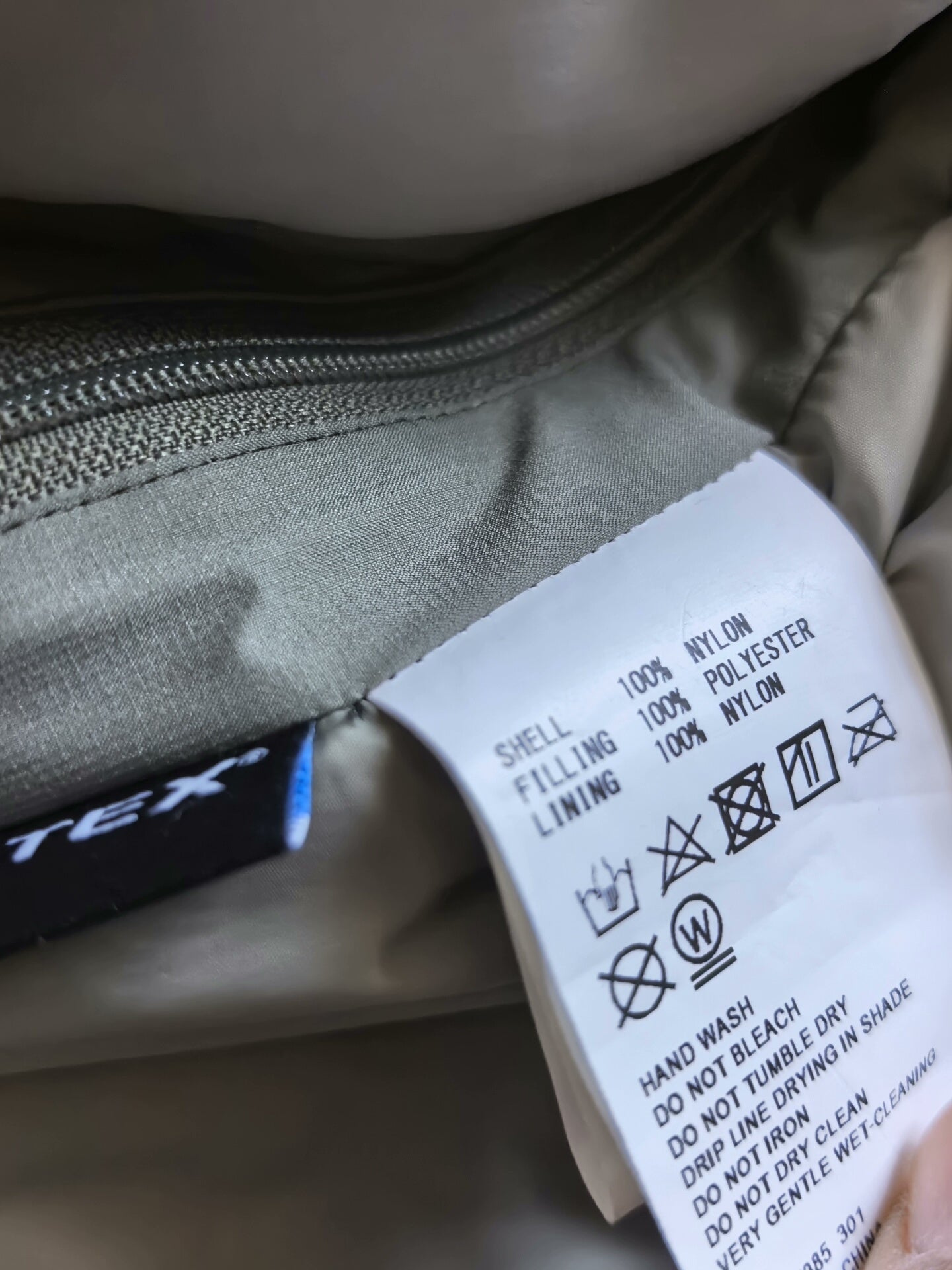 hyke pertex puff parka size 5 rare