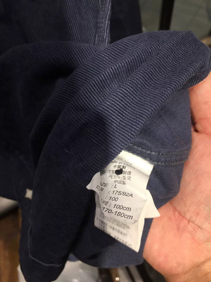 levi's lvc corduroy shirt in navy and wine