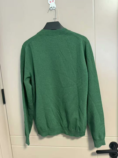 gucci deep green wool sweater size xs