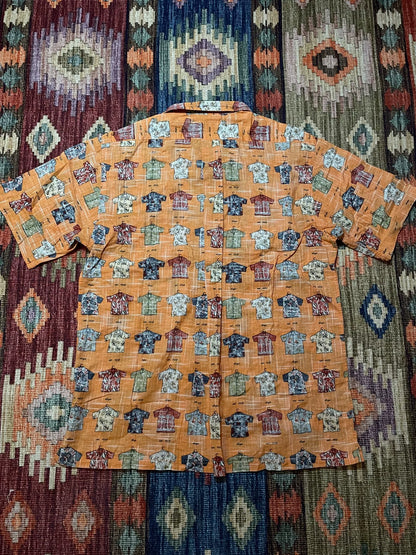 Ralph Lauren Vintage Cotton Linen Hawaiian T-Shirt