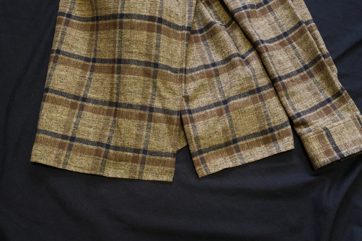 checked cotton-flannel shirt by nili lotan