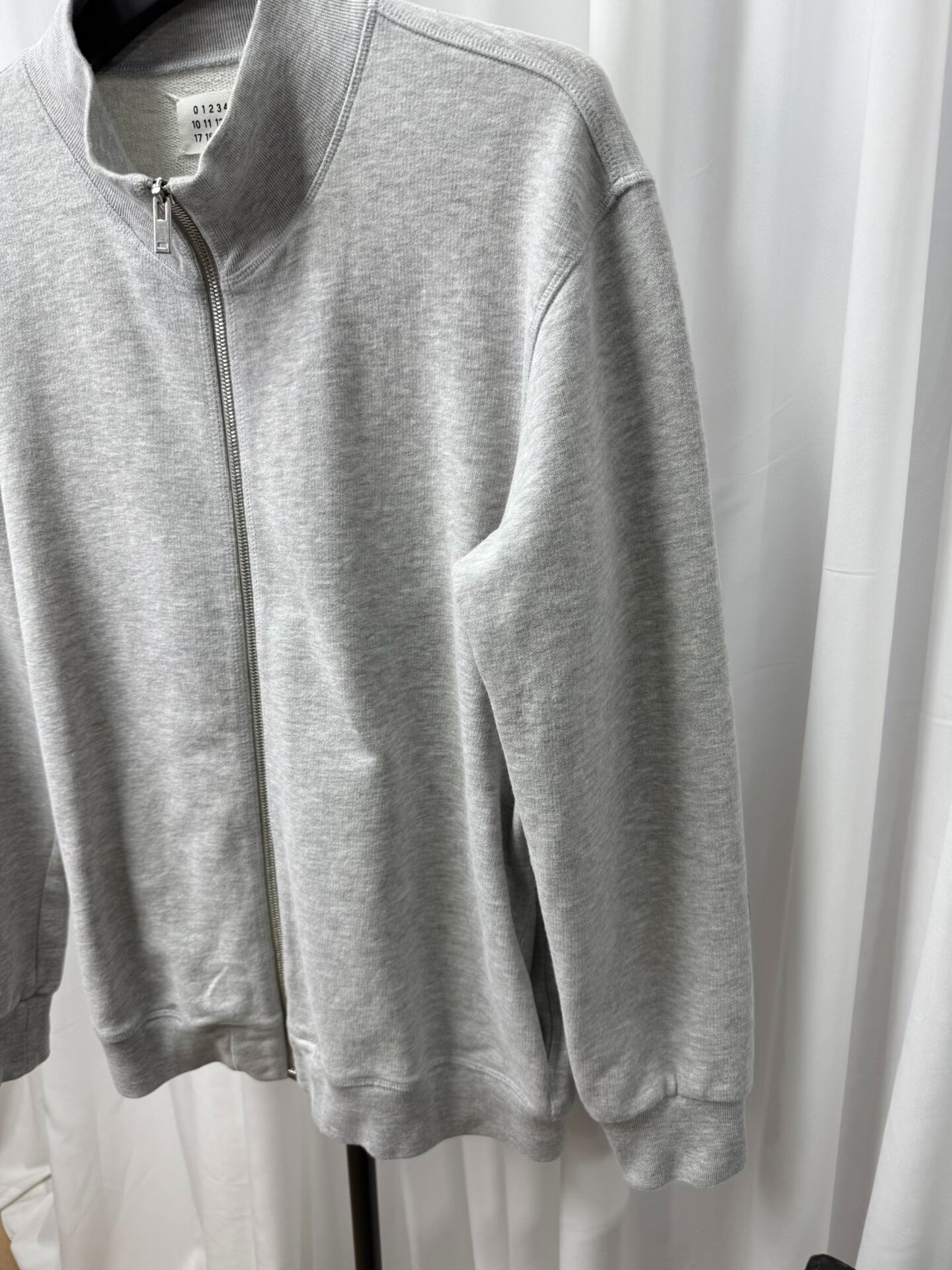 Maison Margiela Cozy Zip Jacket in Gray