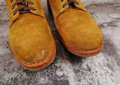 visvim hilts low folk shoes in light brown