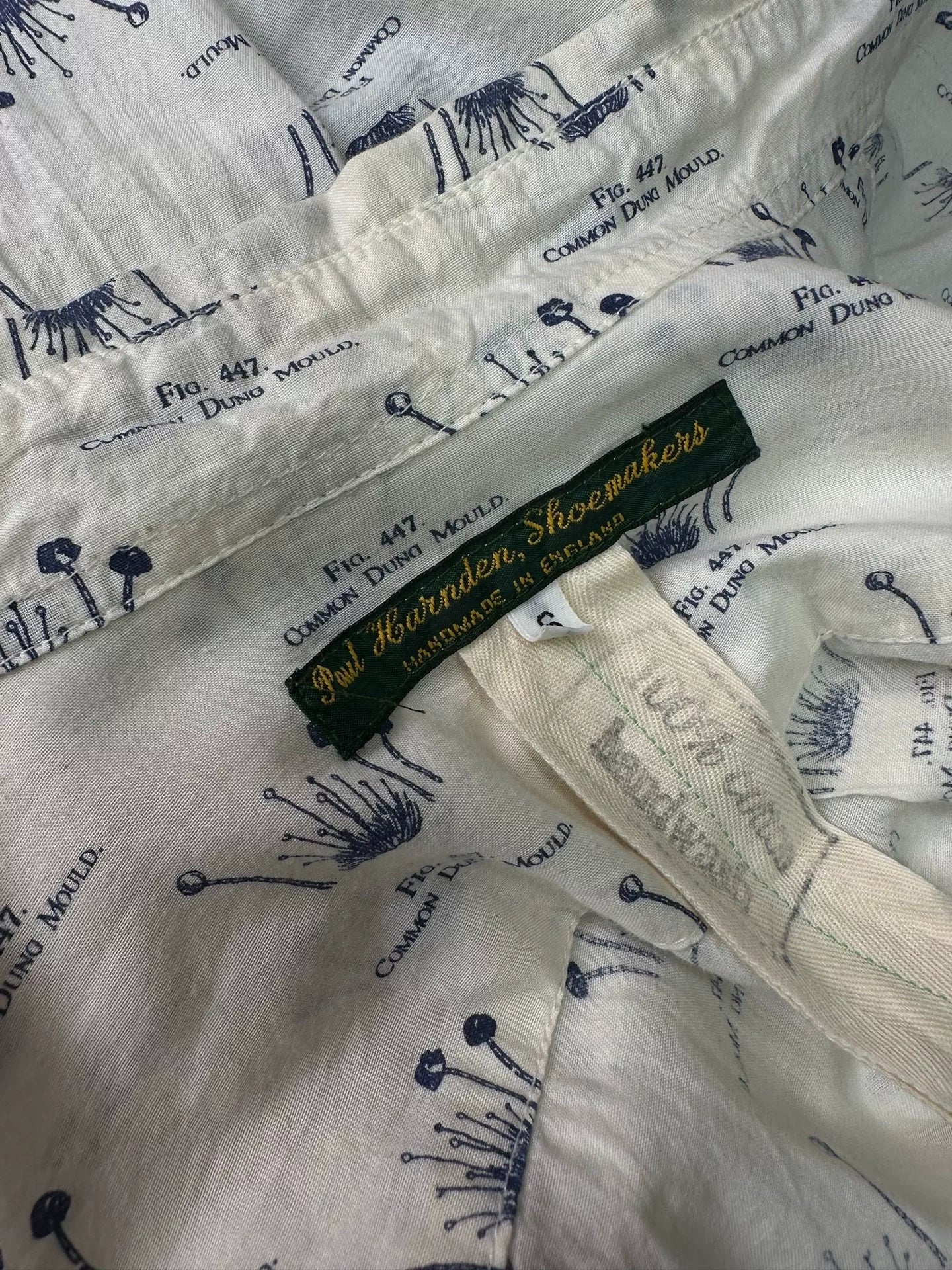 paul harnden mushroom print long sleeve shirt