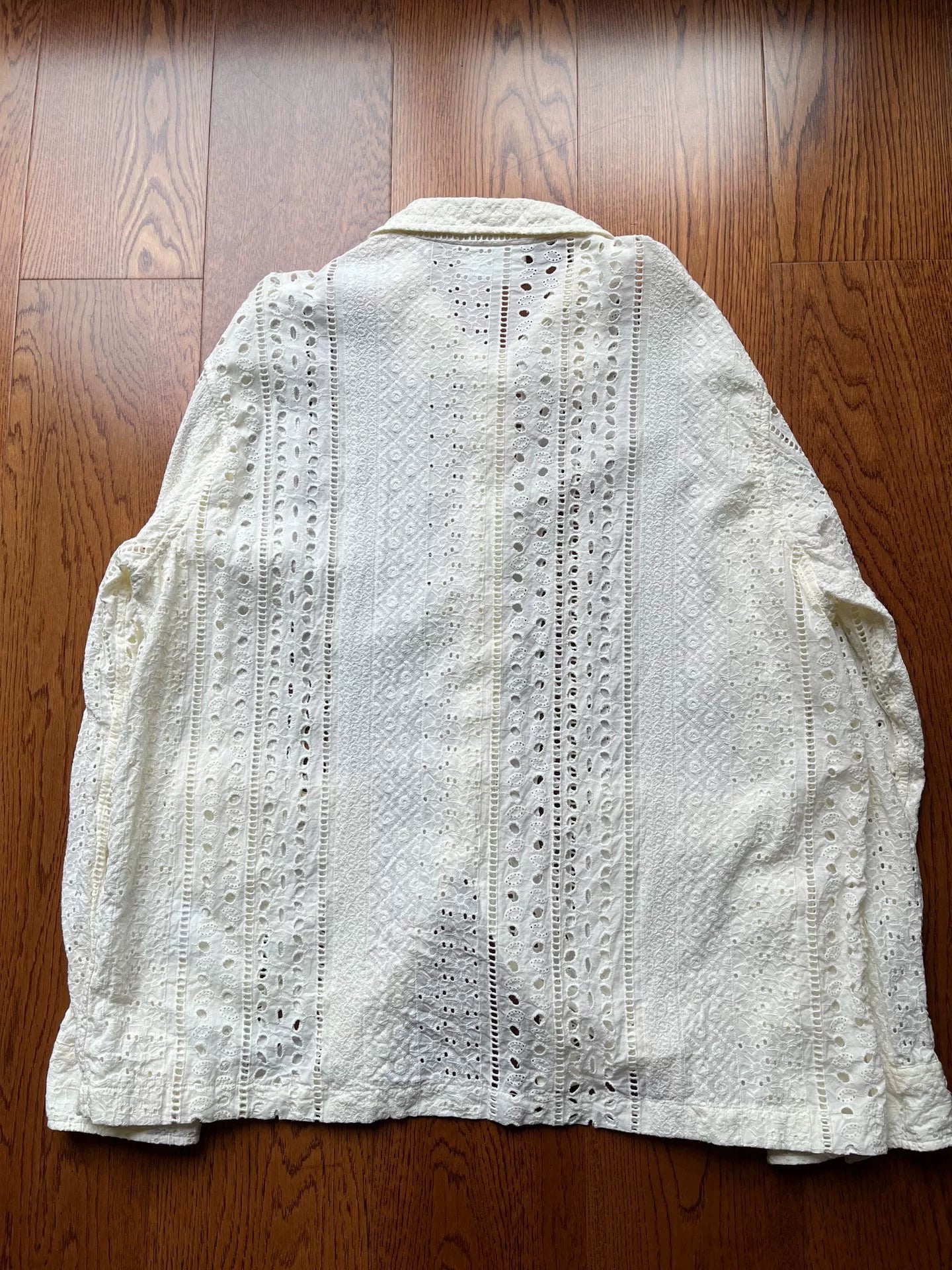 Kith Cotton Eyelet Collared Overshirt