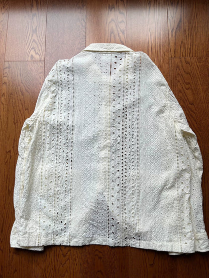 Kith Cotton Eyelet Collared Overshirt