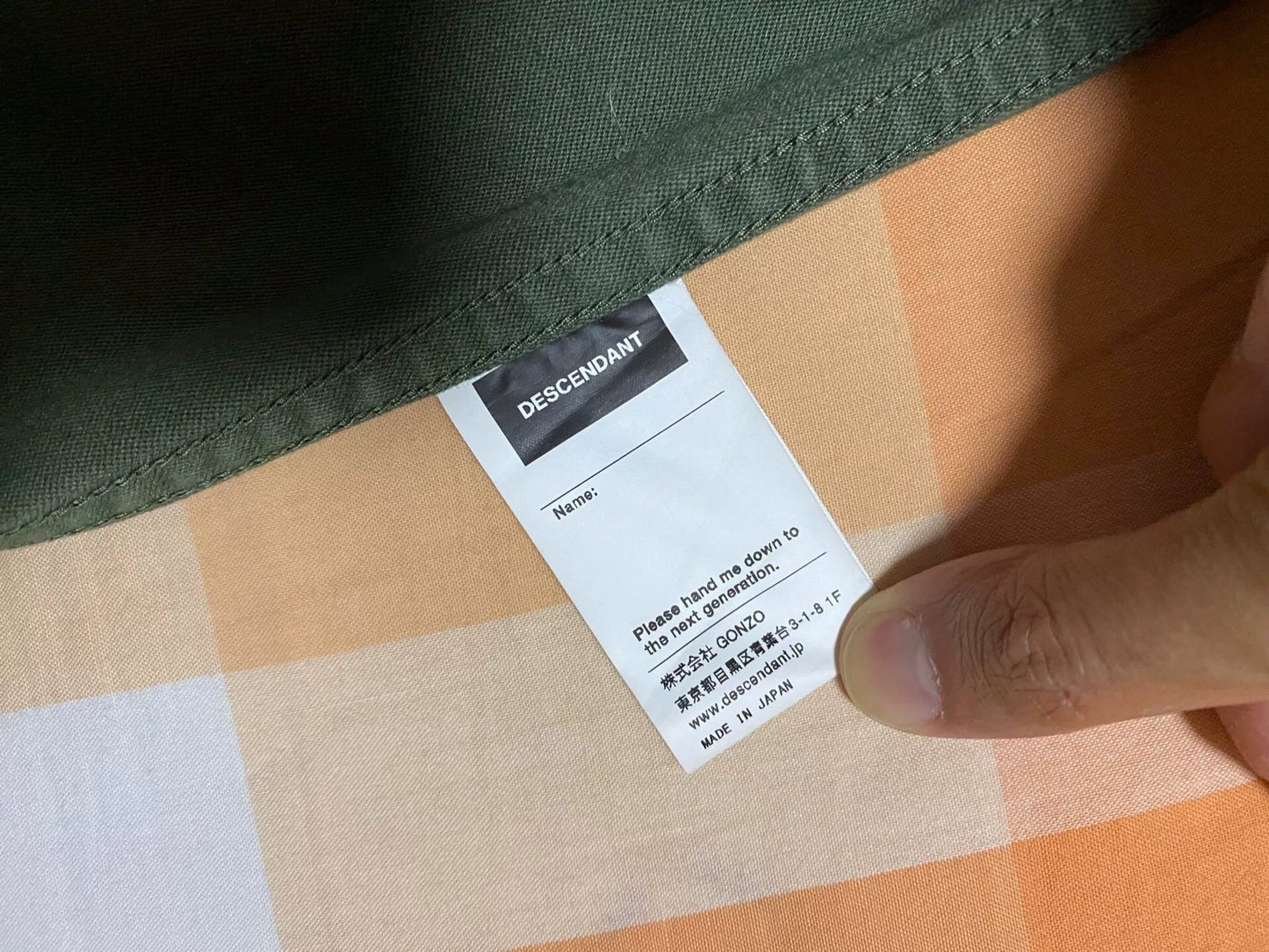 descendant dcdt two-pocket jacket shirt