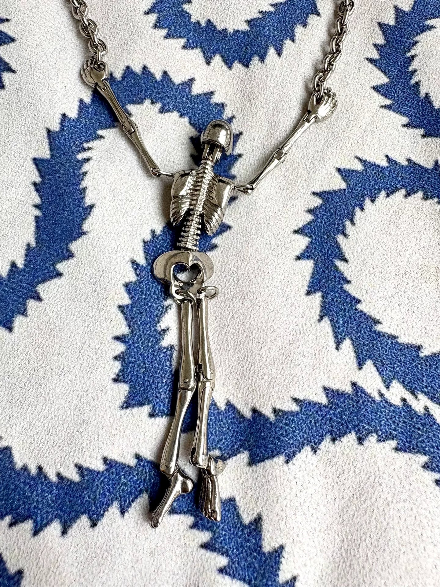 vivienne westwood skeleton necklace large size