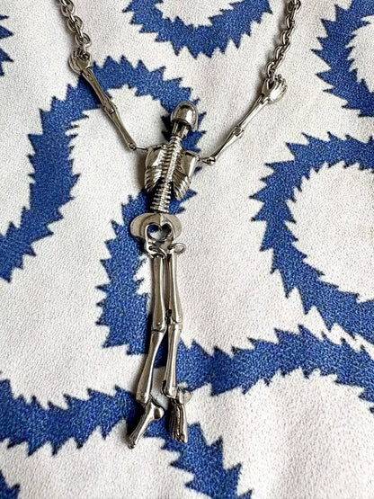 vivienne westwood skeleton necklace large size