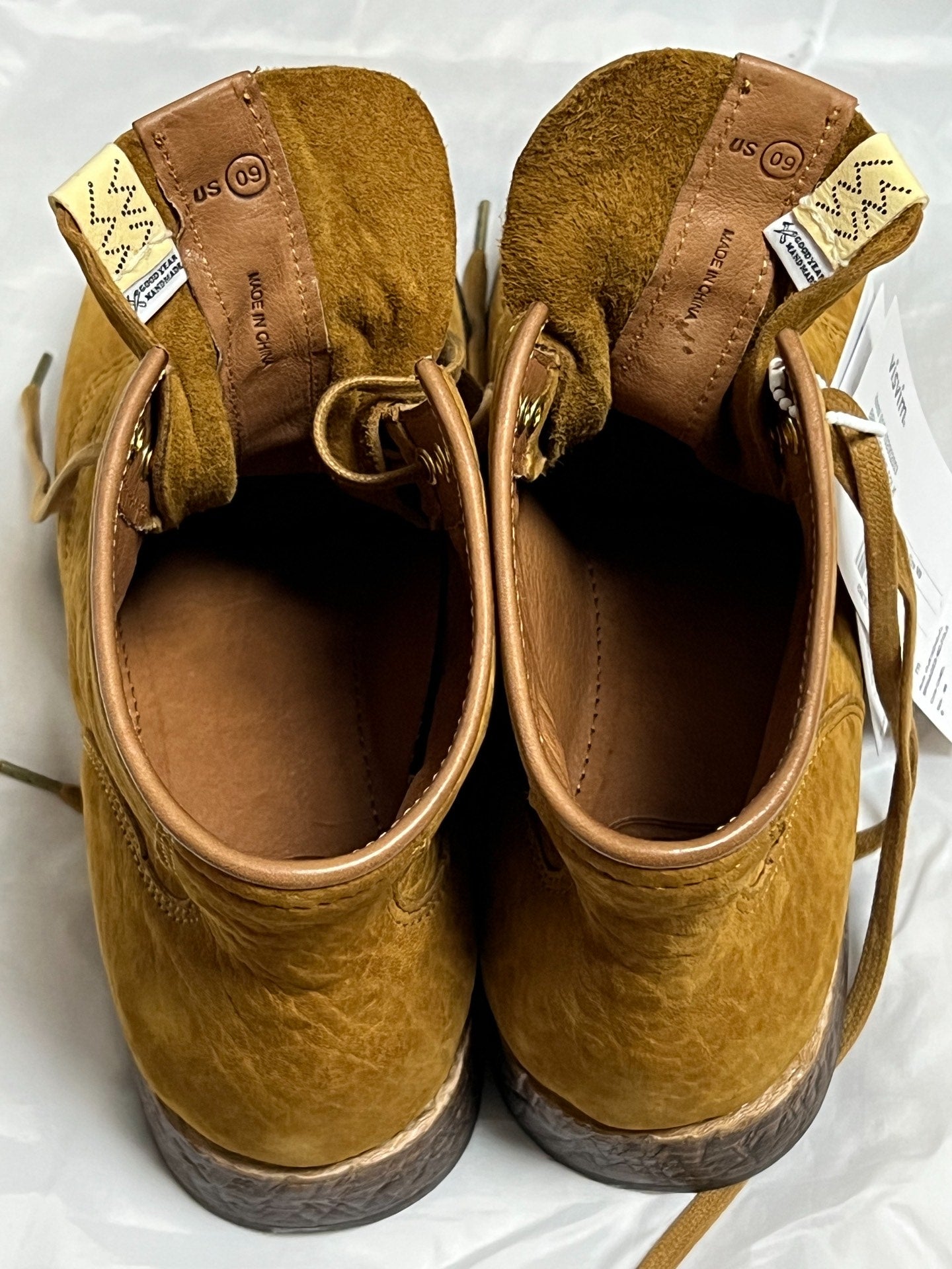 VISVIM BRIGADIER MID-FOLK CAMEL