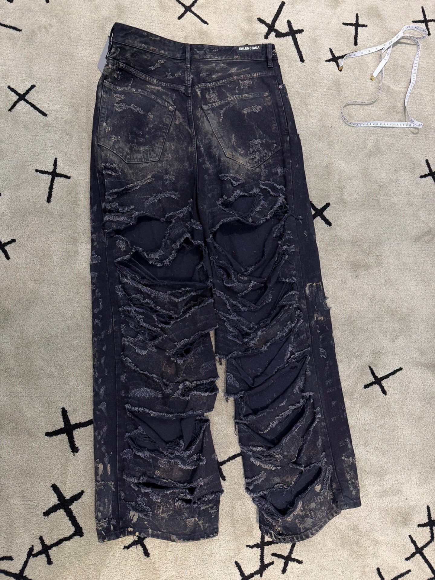 Balenciaga Distressed Denim Jeans