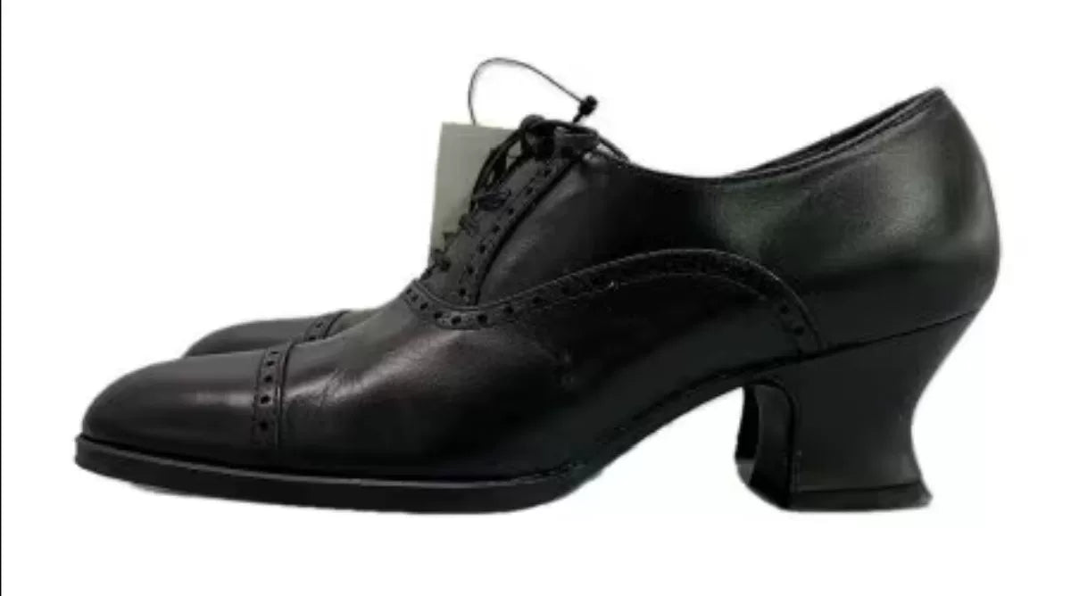 Comme des Garcons Black Leather Heels