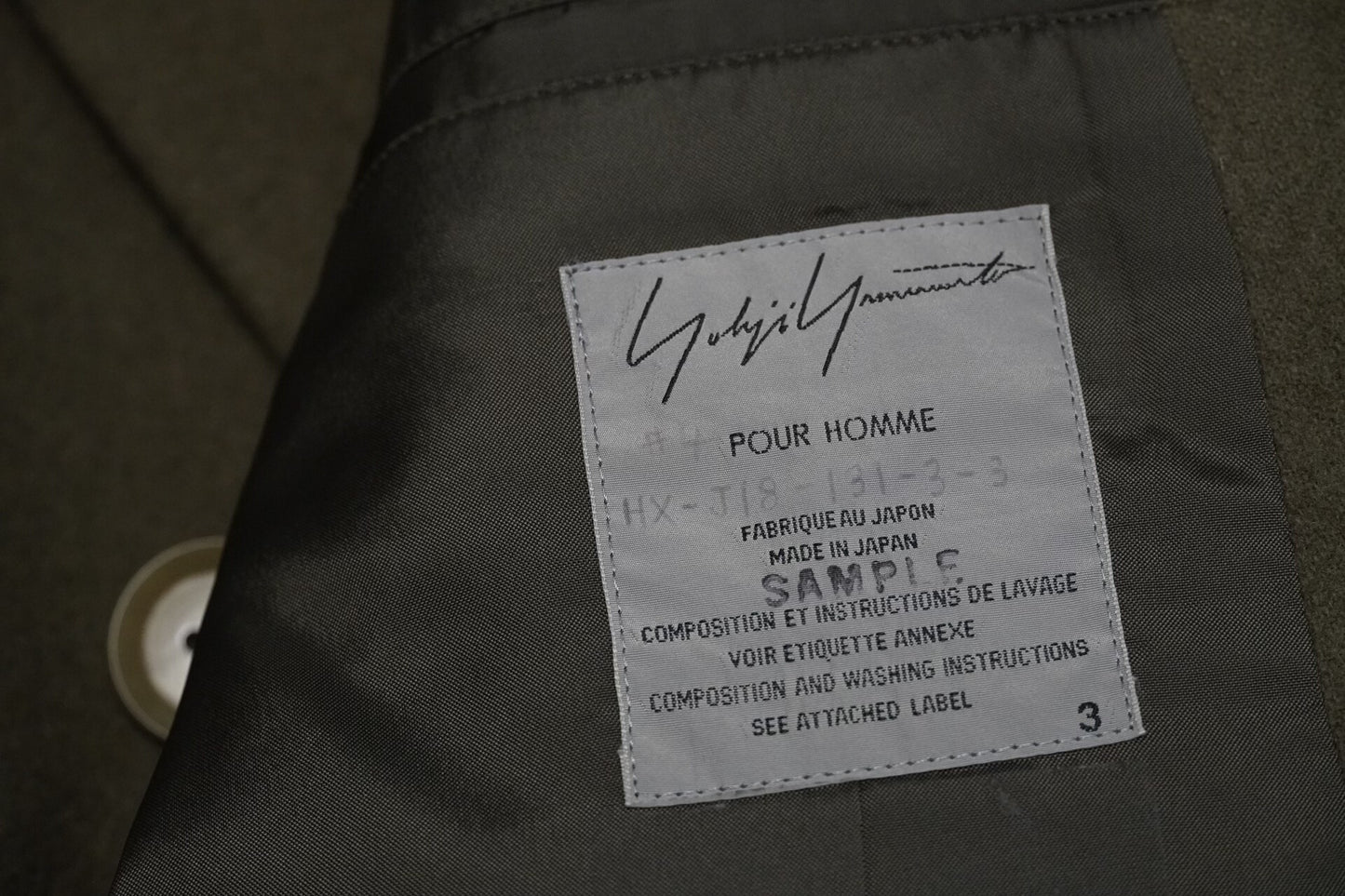 Yohji Yamamoto 07AW Totem Knit Tuxedo