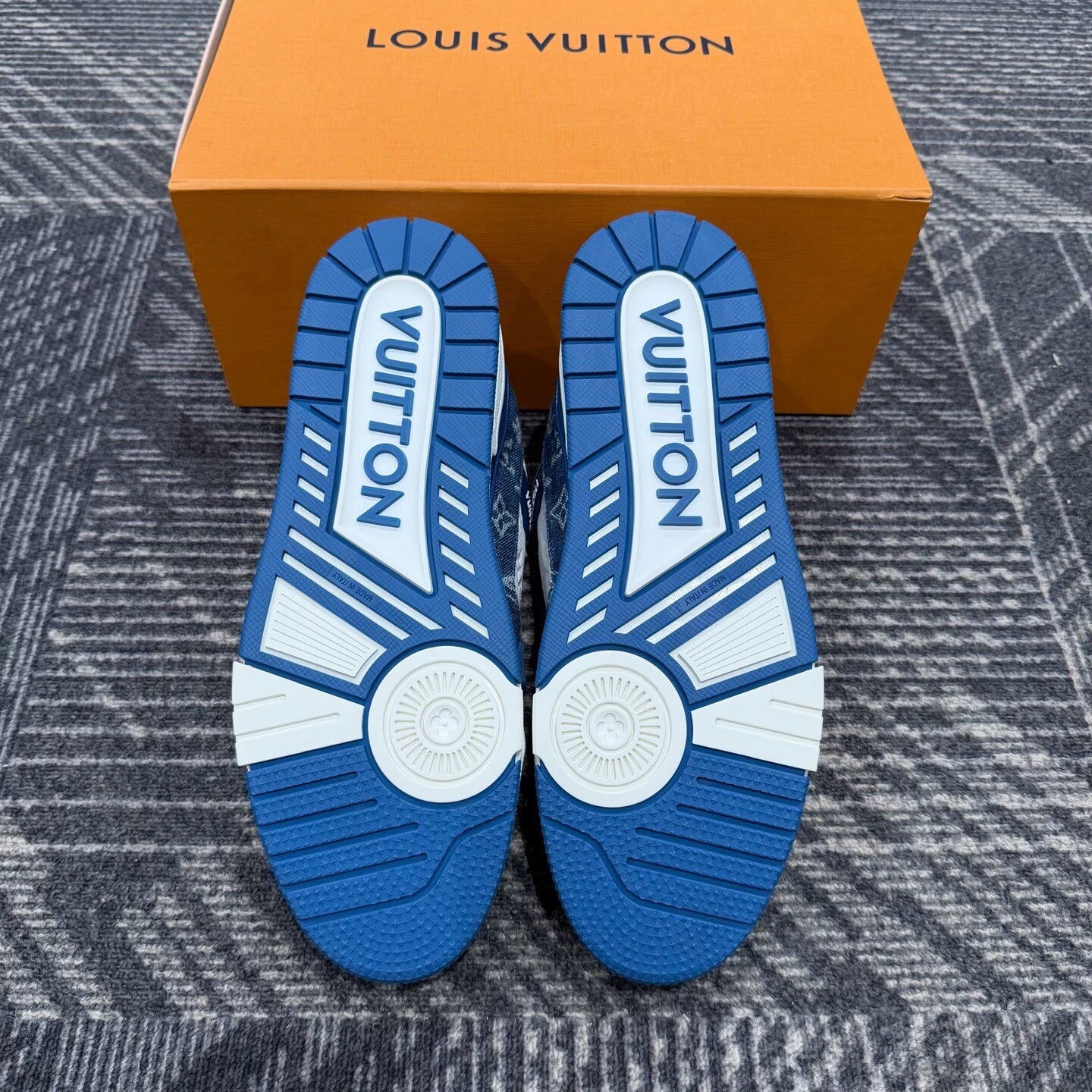Louis Vuitton Denim Sneakers Size 44.5