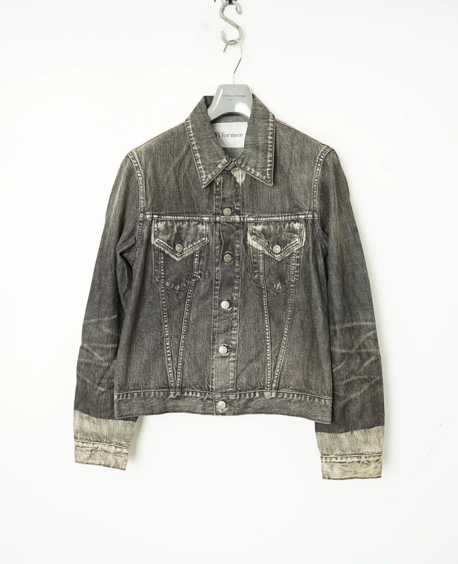 Yohji Yamamoto Y's For Men Faded Denim Jacket