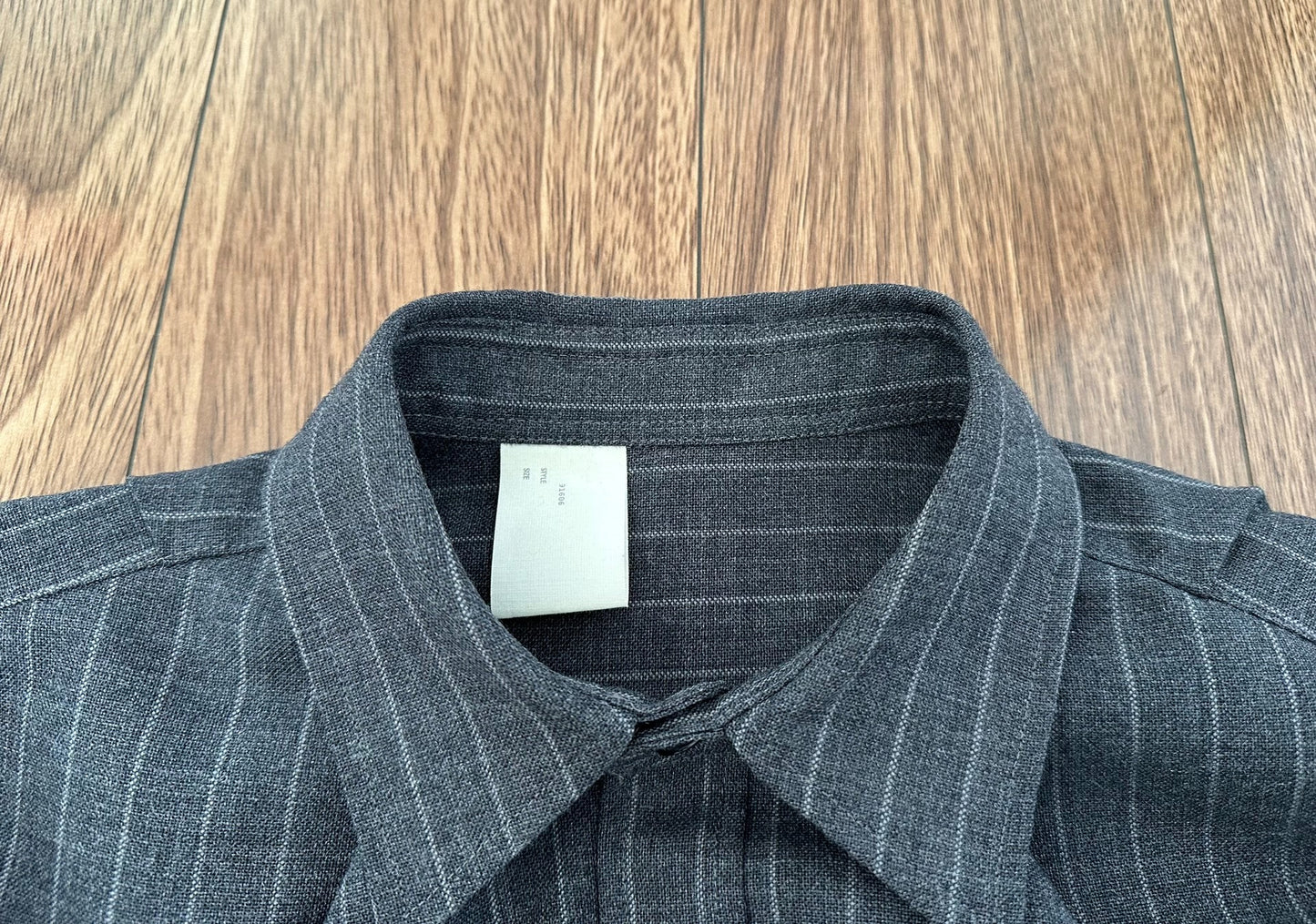 n.hoolywood striped wool shirt size 36