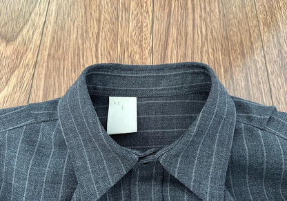 n.hoolywood striped wool shirt size 36