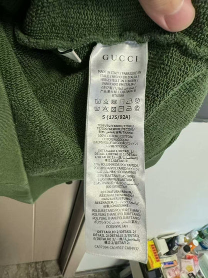 gucci reflective green hoodie sweatshirt