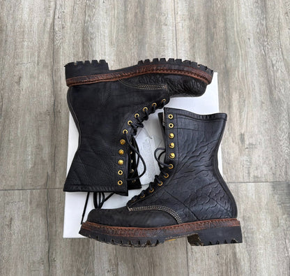 VISVIM SCOUT PLAIN TOE HI-FOLK BOOTS