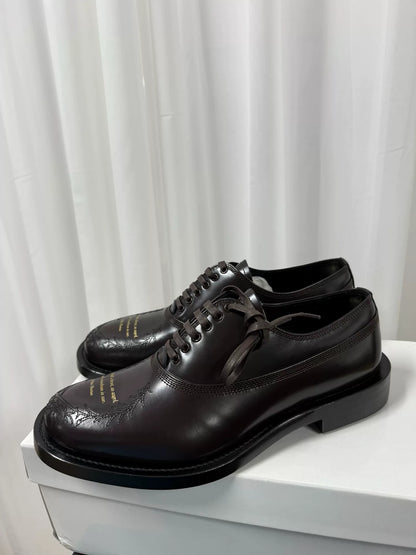 UNDERCOVER Poetry Derby Shoes in Size M