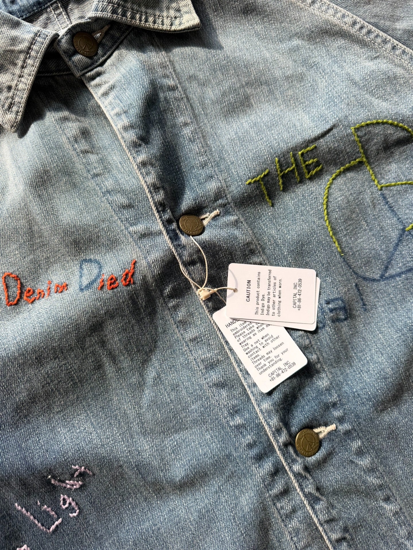 Kapital vintage Denim Work Jacket