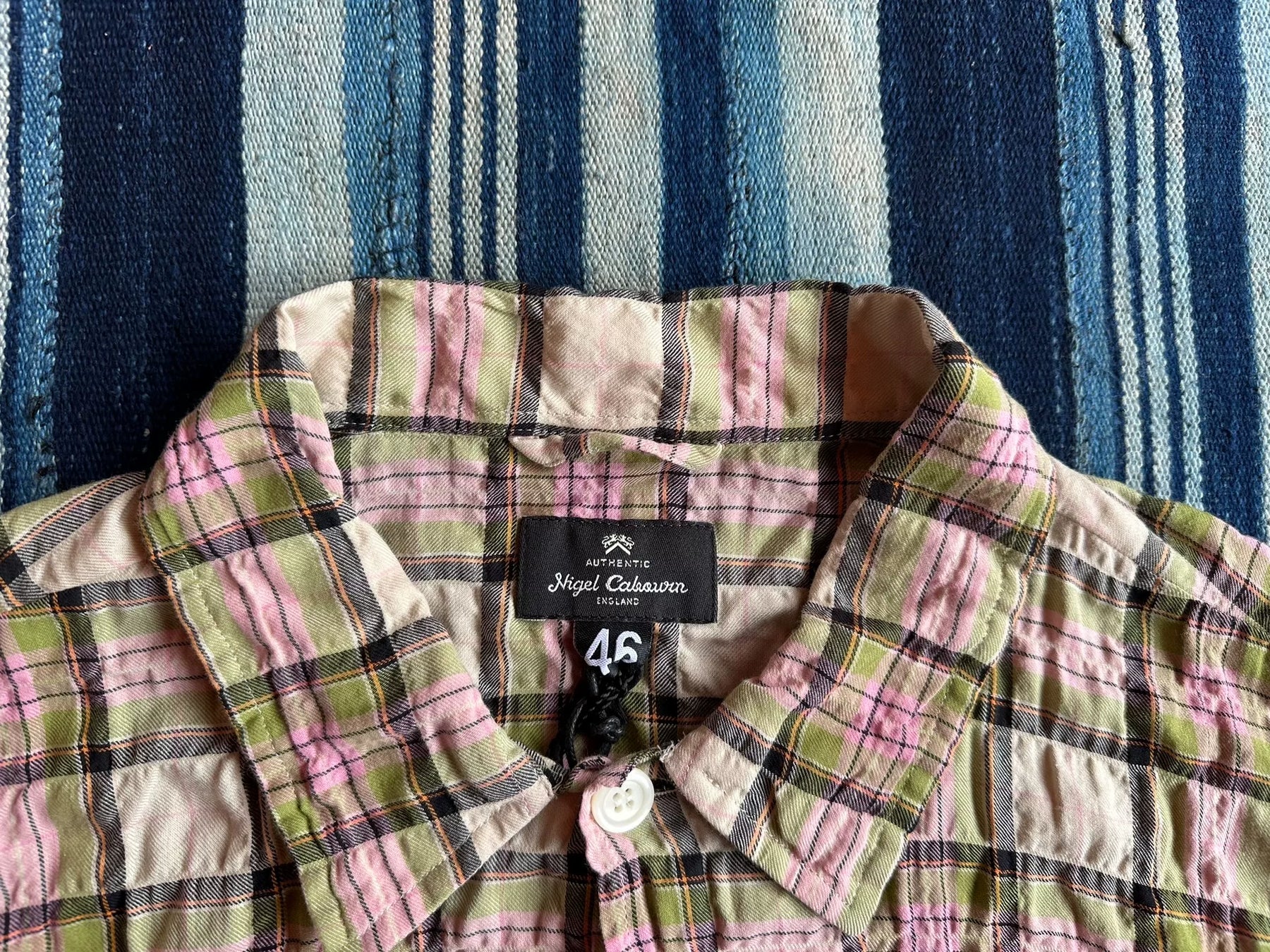 Nigel Cabourn Frankies Check Short-Sleeve Shirt