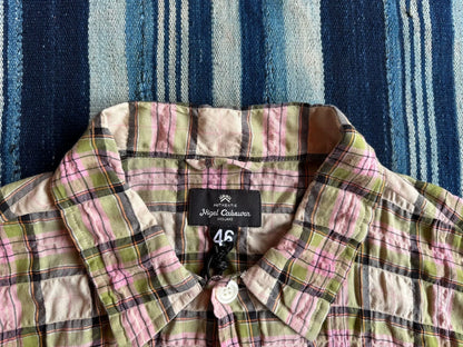 Nigel Cabourn Frankies Check Short-Sleeve Shirt