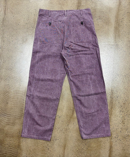 AURALEE Washed Organic Canvas Pants
