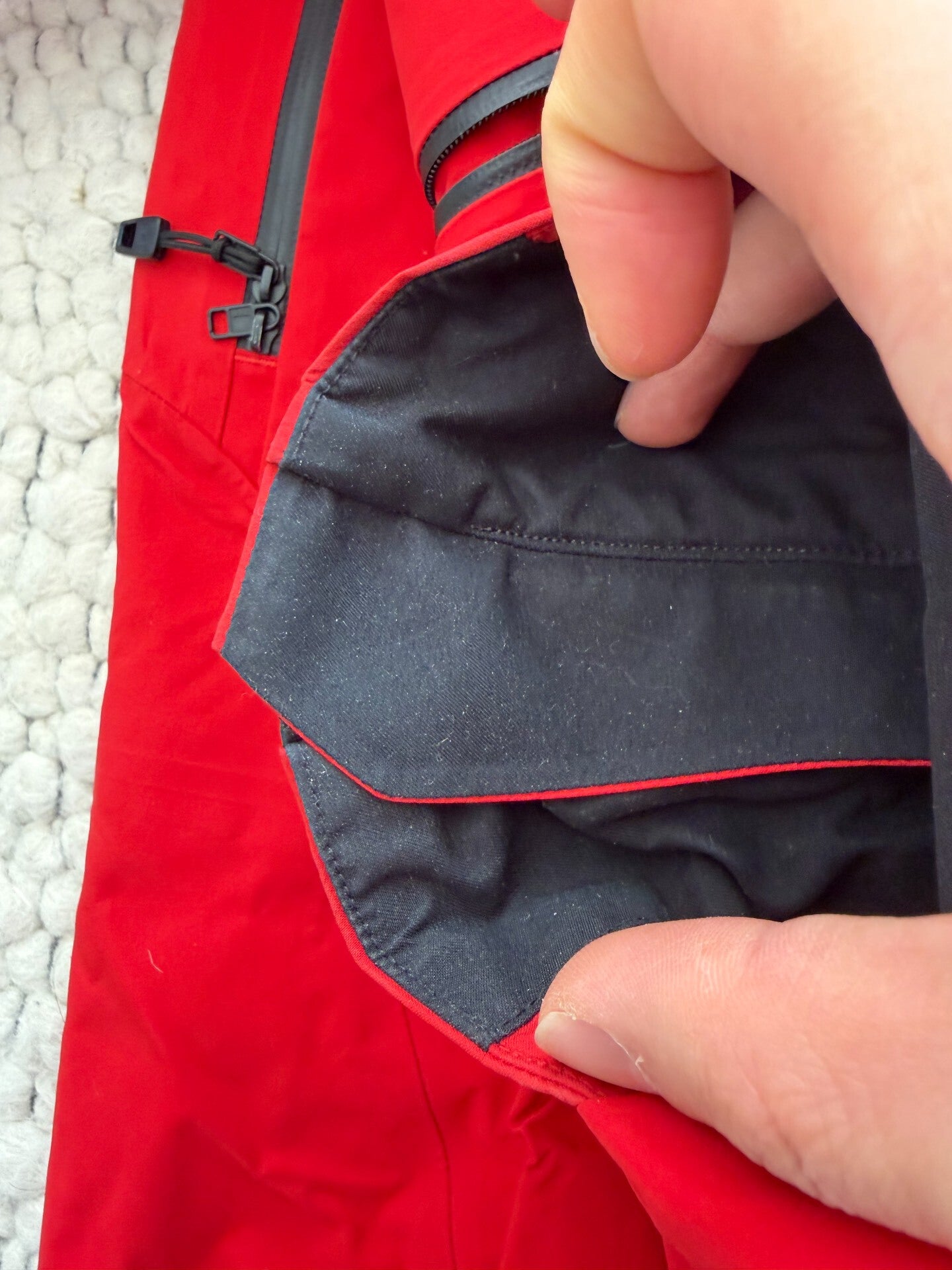 red burton ak457 ski jacket size large