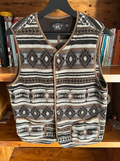 wool navajo vest by double rl